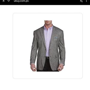 OAK HILL Men's Classic Gray Blazer